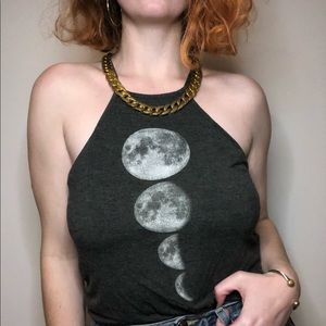 🌈SOLD🌈PacSun Moon Crop Top